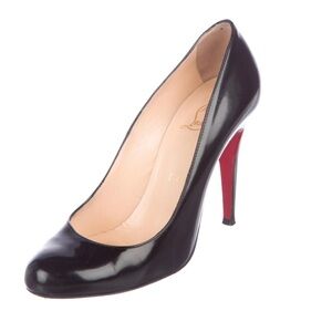 Christian Louboutin Black and Red Heels